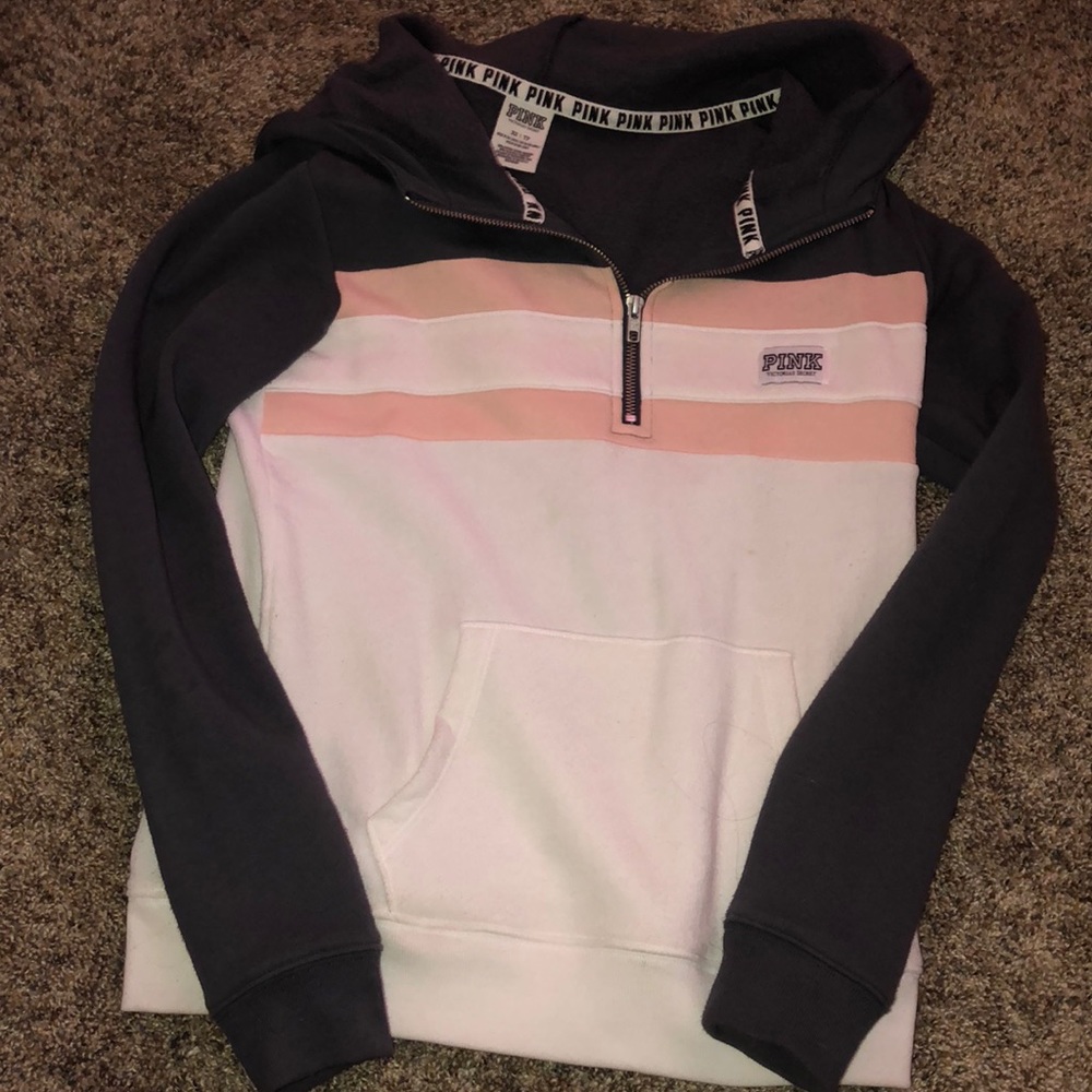 Victoria’s Secret pink quarter zip